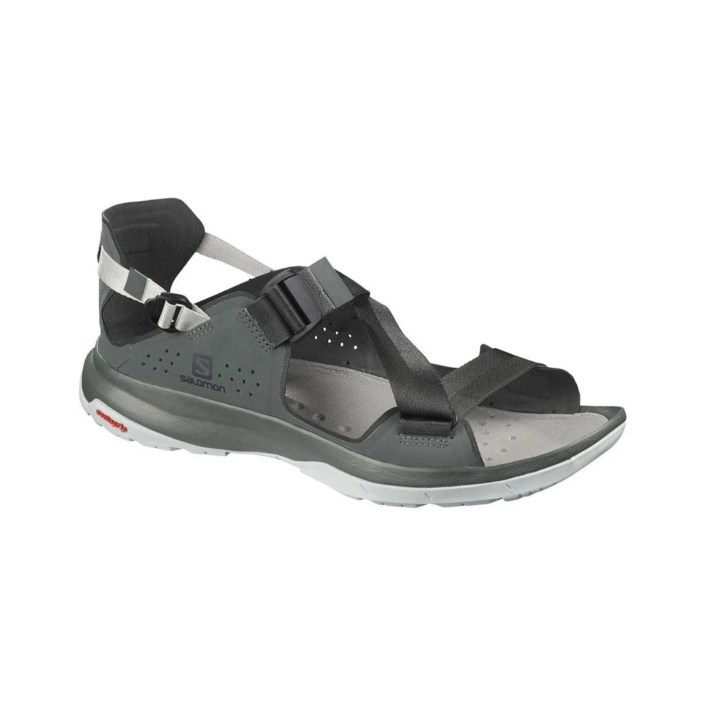 Salomon Unisex TECH Hiking Sandal - Men's 11 Women's 12 - Urban Chic/Pearl Grey